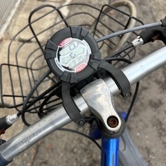 子供用 自転車 24インチ ブルー 6段変速 スピードウォッチ付き アサヒで3年前に3万円で購入の画像