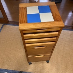 キッチンラック　キャスター付きの画像