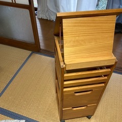 キッチンラック　キャスター付きの画像