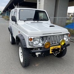 スズキ　ジムニー　JA22W AT カスタム車　車検あり