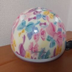 ぼんぼんリボンのヘルメット 子供用の画像