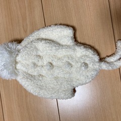 【新品】petit main ベビー帽子　ニット帽　46の画像