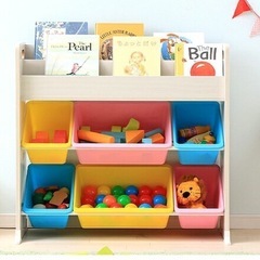 おもちゃ収納棚 本棚