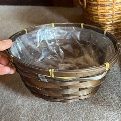 値下げ、オシャレな鉢カバー5点セットの画像