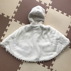 branshes ブランシェス ベビー フード付き リバーシブルポンチョの画像