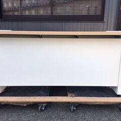 【良品/美品/複数台対応可】 イノウエ/井上金庫販売　オフィスデスク　平机　ナチュラル　ODH-147　W1400㎜×D700㎜×H700㎜　定価61,930円の画像
