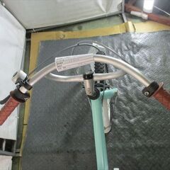 Ｄ887★15800円★整備済み 中古子供自転車【18インチ　コーダブルーム　アッソン　グリーン　アルミフレーム】の画像