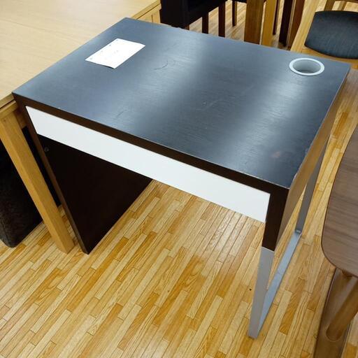 ★ジモティ割あり★ IKEA　デスク　ブラック　クリーニング済　YJ4457