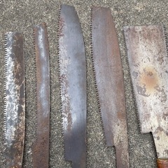 農機具 農具 農業  鋸(のこぎり)5点セットの画像