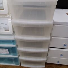 ★ジモティ割あり★  衣装ケース ホワイト H98×D42×W3...