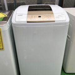 ★ハイアール 7.0kg 全自動洗濯機 ホワイト JW-K70M-W 2019年モデル 生活家電 シンプル おしゃれ クリーニング済 堺市 深井 【ジャングルジャングル深井店】