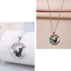 ムーンストーン/キャットネックレス②（新品）の画像