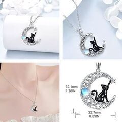 ムーンストーン/キャットネックレス②（新品）の画像