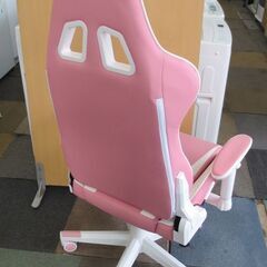 GTRACING ゲーミングチェア ピンク  オフィスチェア リクライニング 多機能 パソコンチェア 事務椅子 ゲーム用チェア GTレーシング GT RACING 札幌 北20条店の画像