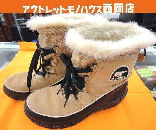 SOREL ティボリ3 ベージュ 26.0㎝ スノーブーツ NL2532-373 ソレル TIVOLI 防寒 防水 ブーツ 長靴 札幌市西岡店