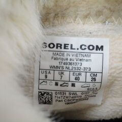 SOREL ティボリ3 ベージュ 26.0㎝ スノーブーツ NL2532-373 ソレル TIVOLI 防寒 防水 ブーツ 長靴 札幌市西岡店の画像