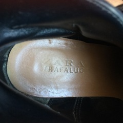 ZARA ショートブーツ 38(24cmくらい) ジッパーの画像