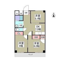 💕初期費用「8万円」・初月賃料なし・敷金なし・礼金なし・仲介手数...