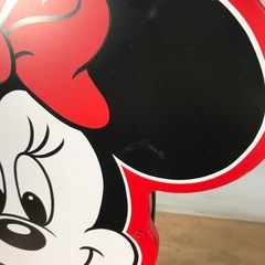 1124【美品】ディズニー ミッキーマウス ミニーマウス 折りたたみイス 2脚セットの画像
