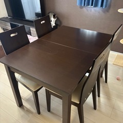 ダイニングテーブル&イス11月20日迄
