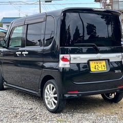 ★車検付き★コミコミ価格★タントカスタム Xリミテッド　パワースライドドア　社外ナビ　社外15インチホイール　ETC 機関良好！の画像