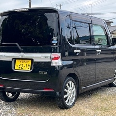 ★車検付き★コミコミ価格★タントカスタム Xリミテッド　パワースライドドア　社外ナビ　社外15インチホイール　ETC 機関良好！の画像