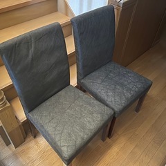 ニトリダイニング白テーブルチェア4脚セットの画像