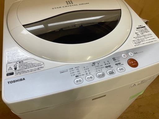 110894 東芝　5.0kg洗濯機　2014年製