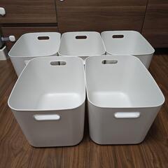無印良品　やわらかポリエチレンケース　ゴミ箱　ごみ袋　隙間掃除　ワイヤークリップ　おもちゃ収納　見せる収納　お片付け　モンテッソーリ　シュタイナー　お受験の画像