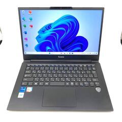 超軽量 バッテリ◎ フルHD 14Core i7-1165G7 SSD512GB オフィス IIYAMA ノートPC LEVEL infinity L140MU イイヤマ 16GB カメラあり (B327)