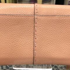 ジモティ割引有★【ジャングルジャングル岸和田店】トリーバーチ TORY BURCH 二つ折り財布 ピンクベージュ 南大阪 岸和田 貝塚市 泉佐野市 高石市 泉大津市 和泉市 忠岡町 熊取町の画像