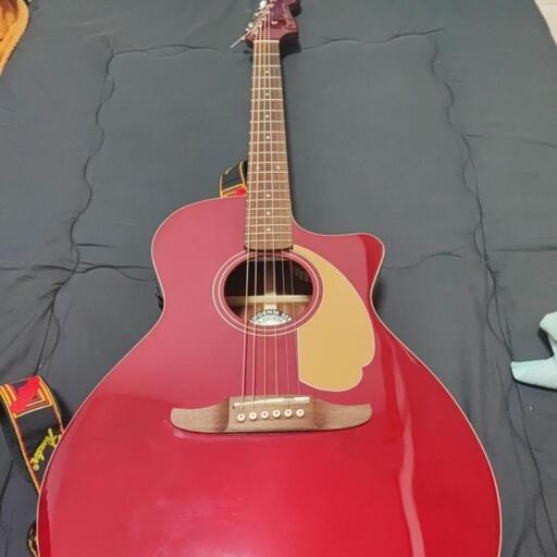 Fender エレアコ 赤