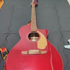 Fender エレアコ 赤