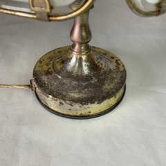 【ジャンク】朝顔柄 ランプの画像