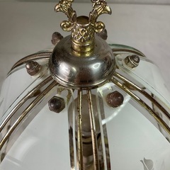 【ジャンク】朝顔柄 ランプの画像