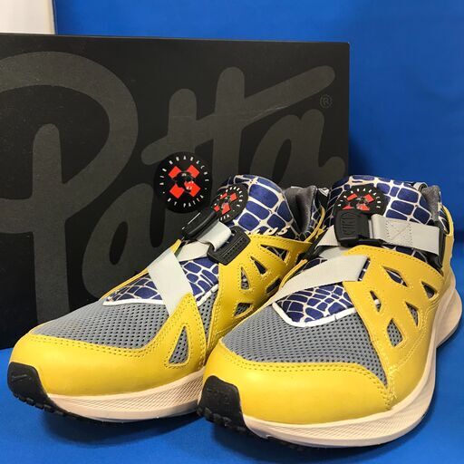 ナイキ NIKE エア ハラチ 20Y24FJ4201-300 27.5cm イエロー系 Patta