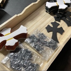 《完売品》クロスパッチ作成キット　カスタムデニム　クロムハーツ　リーバイスデニム　の画像