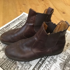 ショート革ブーツ　made in england