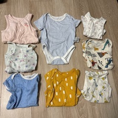 ベビー服8枚セット　肌着　ロンパース