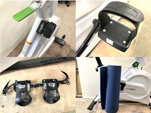 【札幌市内配送可】FITBOX エアロバイク フィットネスバイク FBX-002W 01 トレーニング 動作良好