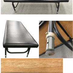 施術台3台まとめて　折り畳み不可　　診療台　エステ　鍼灸院　整骨...