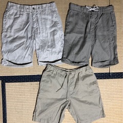 女性物　レディース　パンツ　半ズボン　3点