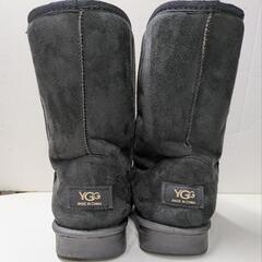 YGG　ムートンブーツ　38 黒　防寒の画像