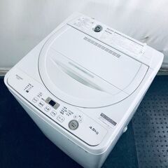 ID:se10868 シャープ SHARP 洗濯機 一人暮らし 中古 2022年製 全自動洗濯機 4.5kg ベージュ 送風 乾燥機能付き ES-GE4F-C  【リユース品：状態B】【送料無料】【設置費用無料】