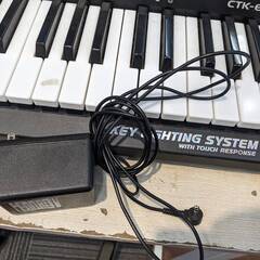  CASIO CTK-620L カシオ 光ナビゲーション キーボード 自動演奏付 アダプター付の画像