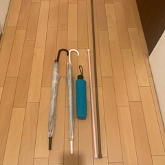 決まりました✨傘3本☂️突っ張り棒2本