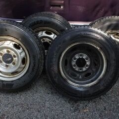 深溝スタッドレス　キャラバン（ハイエース？）１９５　８０R１５　...