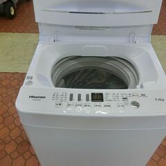 ID538948　5.5K洗濯機　ハイセンス　2021年製　HW-5503