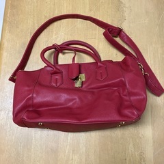 ☆値下げ☆O2411-427 2way ショルダーバッグ レッド...