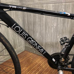 ss6947　ルイガノ クロスバイク TR LITE E 28インチ ブラック シマノ24段変速 LOUIS GARNEAU トレッキングバイク スポーツバイク 自転車 黒 フラットハンドル スポーツサイクル クロスバイク 中古の画像